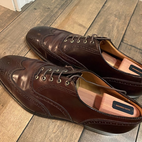 Alden x Brooks Bro. Color 8 Horween Shell Cordovan Wingtip Oxford 12 D - Picture 4 of 5